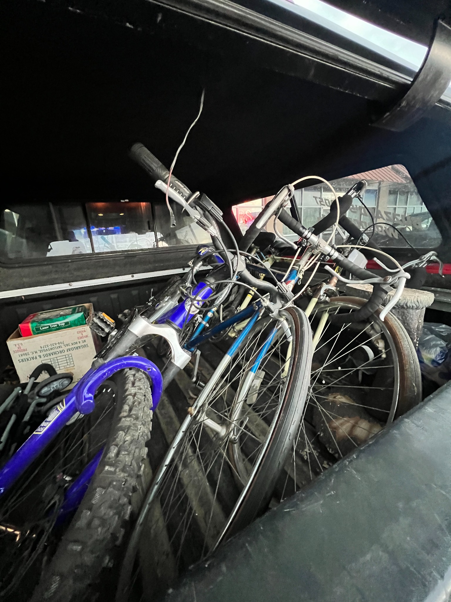 Bicycles ready for work at the shop